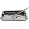 Gifi Plat à four avec spatule en inox 4,8L New