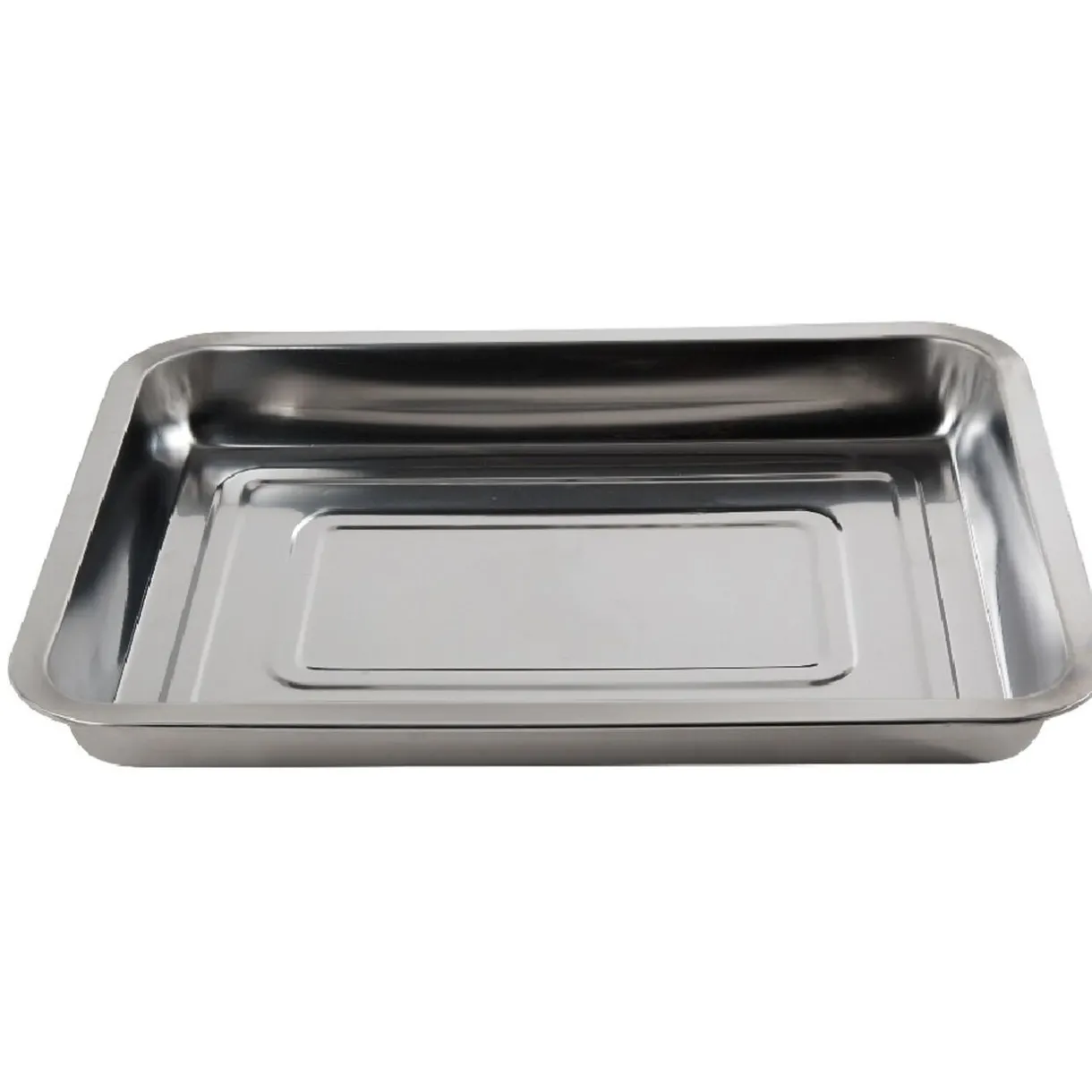 Gifi Plat à four avec spatule en inox 4,8L New