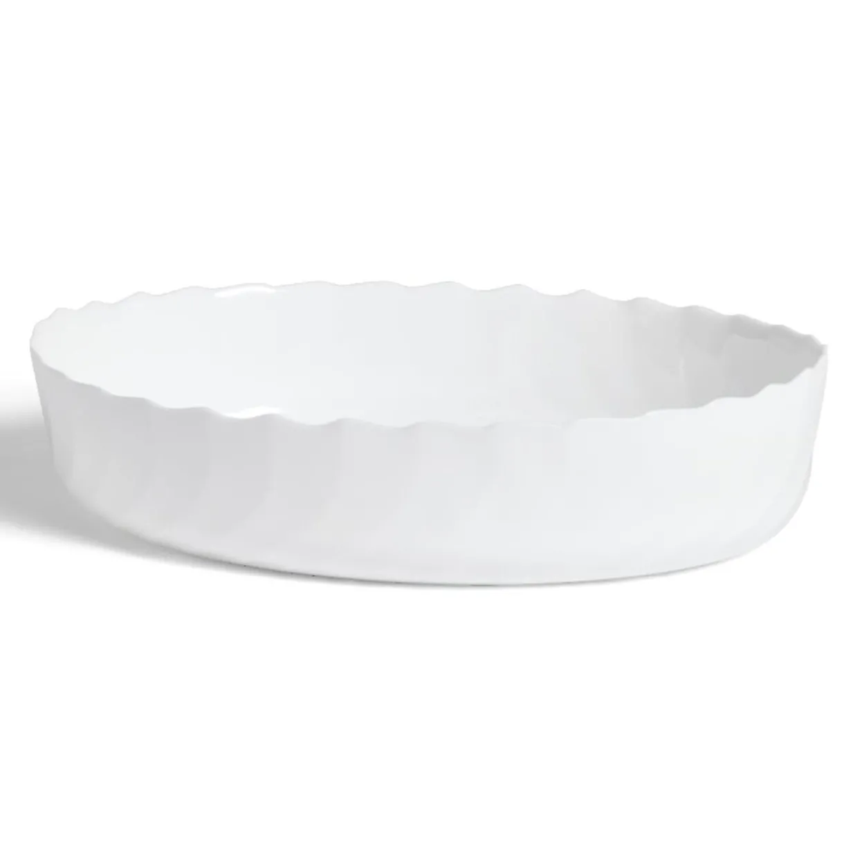 Gifi Plat à four en verre opale blanc 36,9x28,6xH8cm Sale