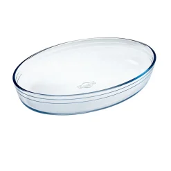Gifi Plat à four ovale en verre extra résistant Discount