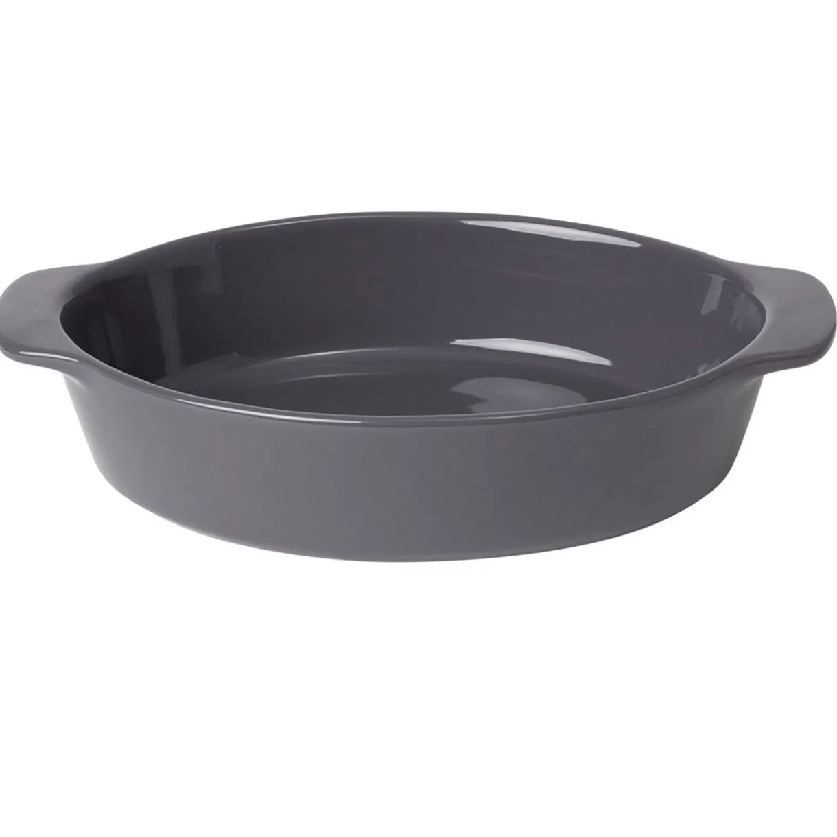 Gifi Plat à four ovale gris Best