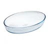 Gifi Plat à four ovale transparent New