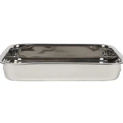 Gifi Plat à four rectangulaire en inox New