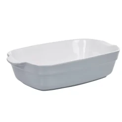 Gifi Plat à four rectangulaire gris blanc Online