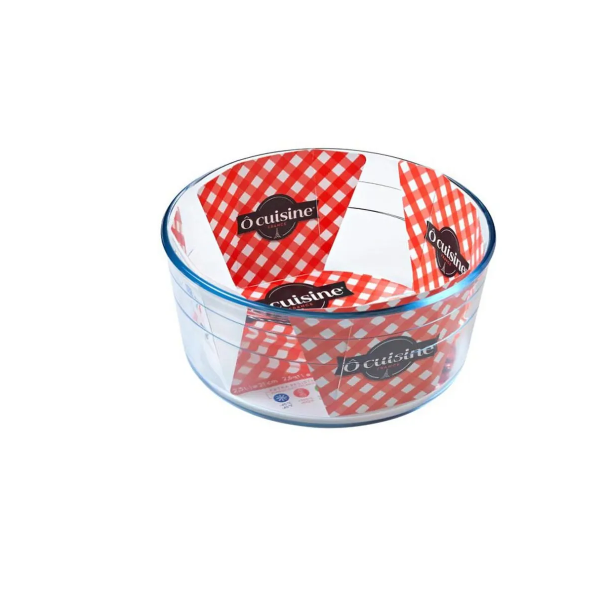 Gifi Plat à soufflé verre transparent Clearance