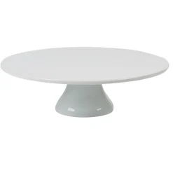Gifi Plat à tarte sur pied blanc Discount