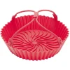 Gifi Plat de cuisson silicone multiusage silicone rouge Hot