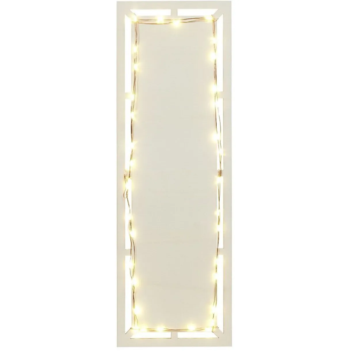 Gifi Plat de présentation à LED 30x12cm bois beige Sale
