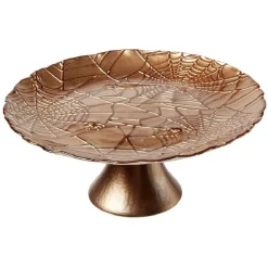 Gifi Plat de présentation Halloween en verre Ø21cm