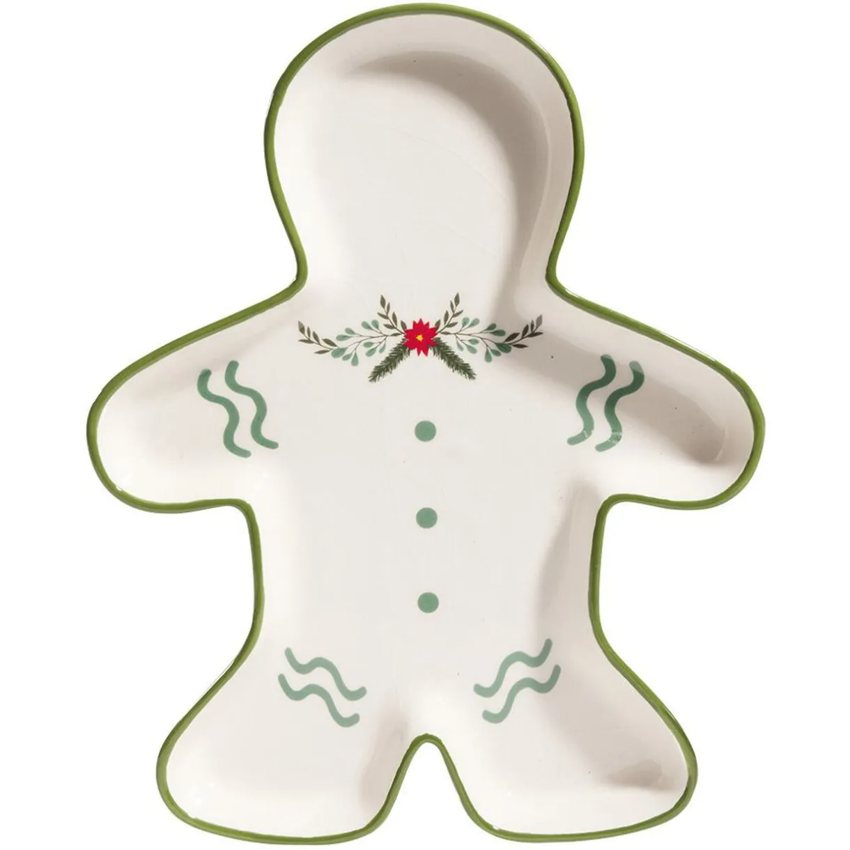 Gifi Plat de service en céramique forme bonhomme Clearance