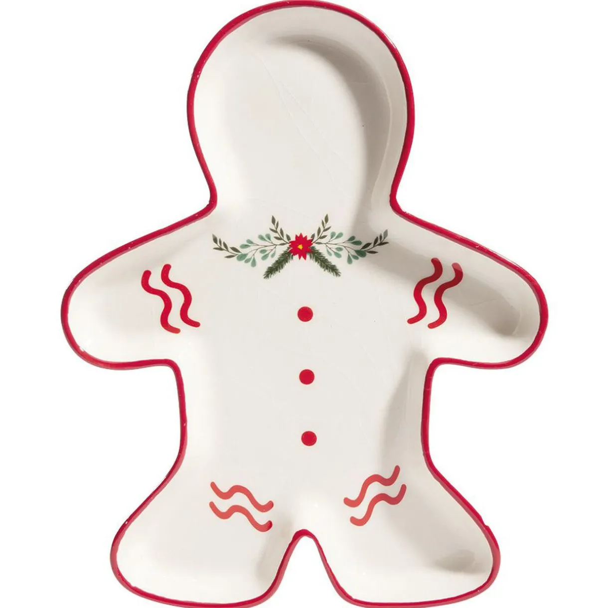 Gifi Plat de service en céramique forme bonhomme Clearance