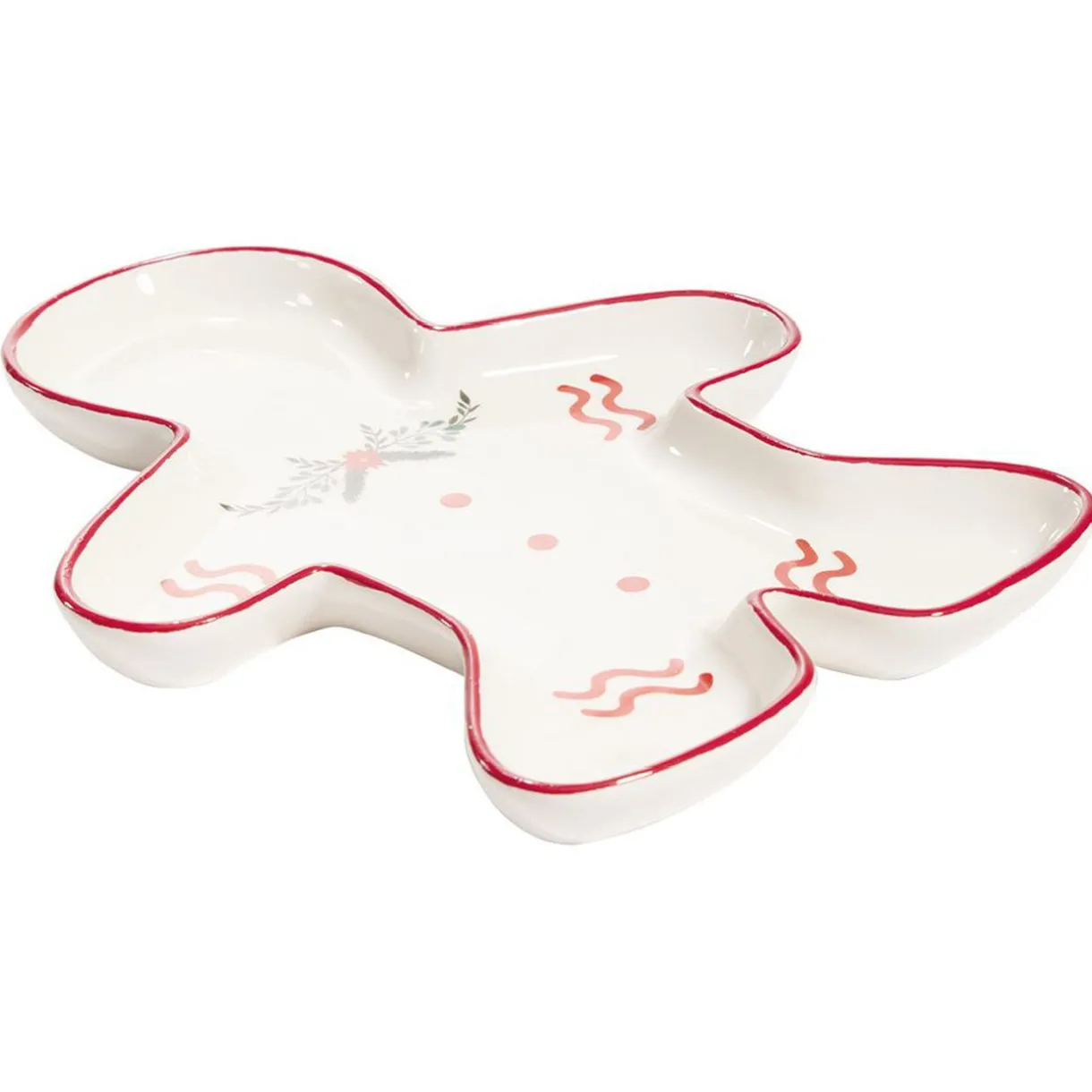 Gifi Plat de service en céramique forme bonhomme Clearance