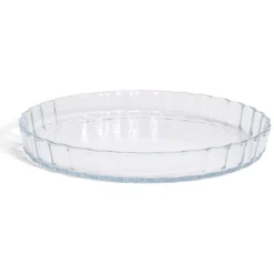 Gifi Plat en verre borosilicate x2 - Ø22,6cm et Ø27cm Best