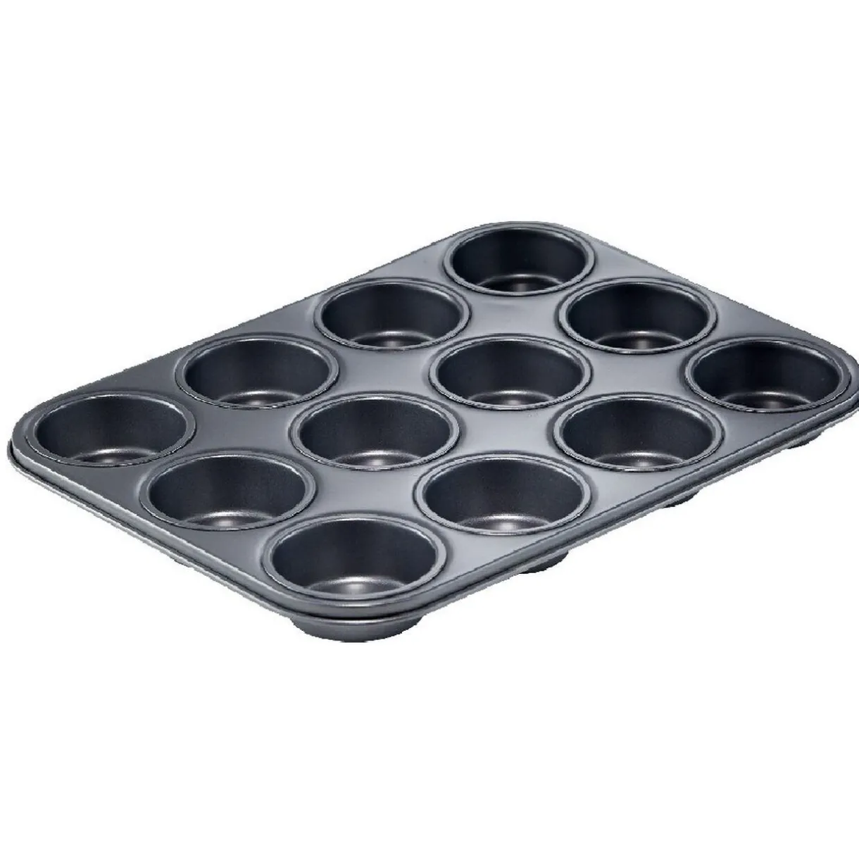 Gifi Plat gris carbone en métal x4