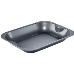 Gifi Plat gris carbone en métal x4