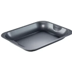 Gifi Plat gris carbone en métal x4