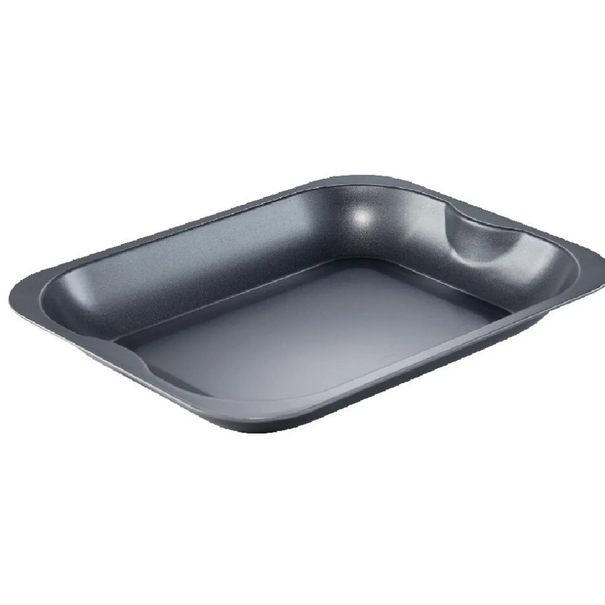 Gifi Plat gris carbone en métal x4