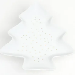 Gifi Plat porcelaine sapin Outlet