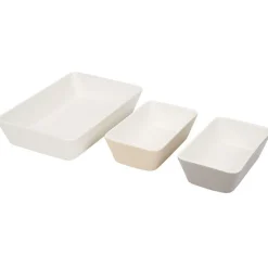 Gifi Plat rectangulaire cuisson four x3 céramique blanc Online