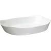 Gifi Plat rectangulaire en opale couleur blanc 30x22cm Sale