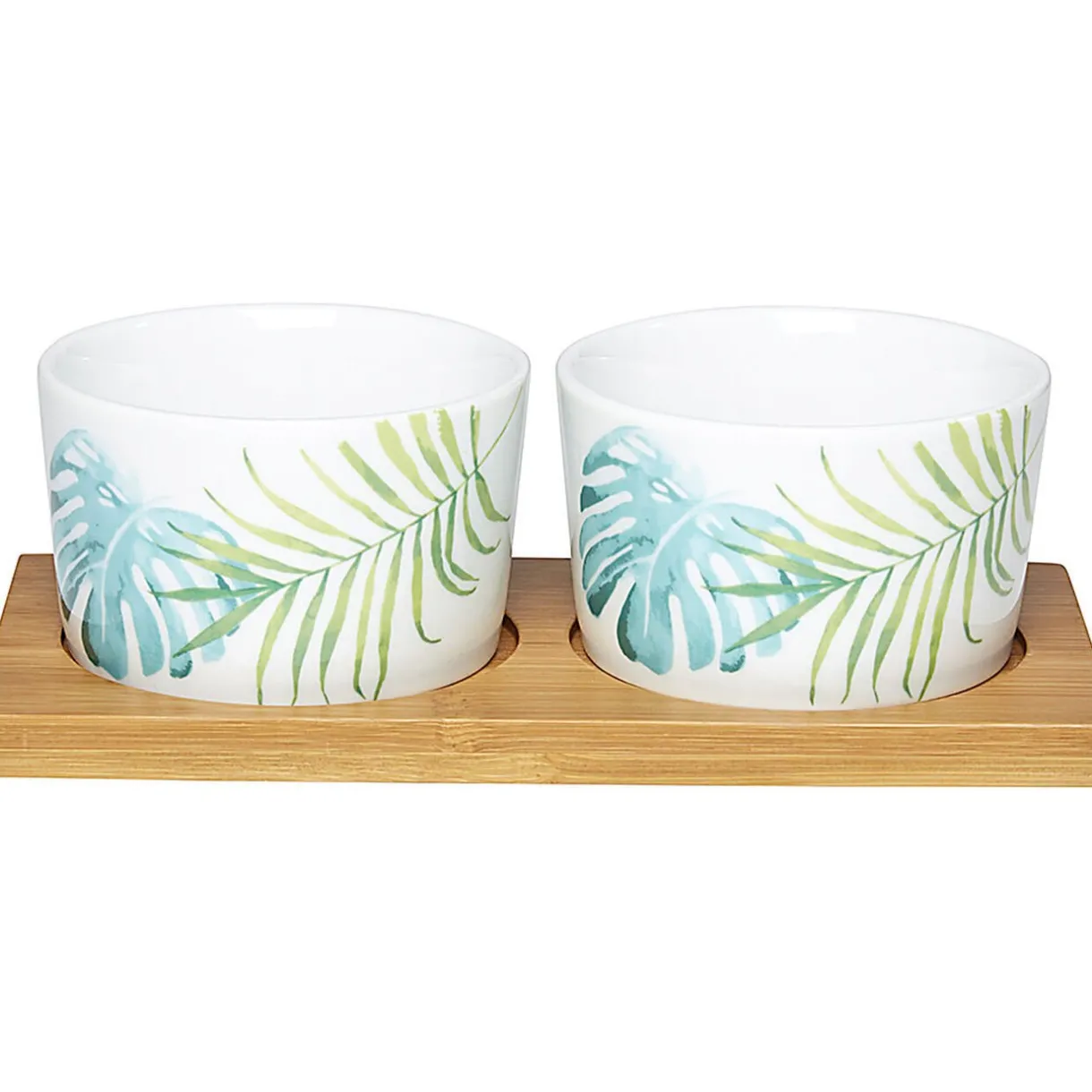 Gifi Plateau + 2 coupelles apéritif motif jungle