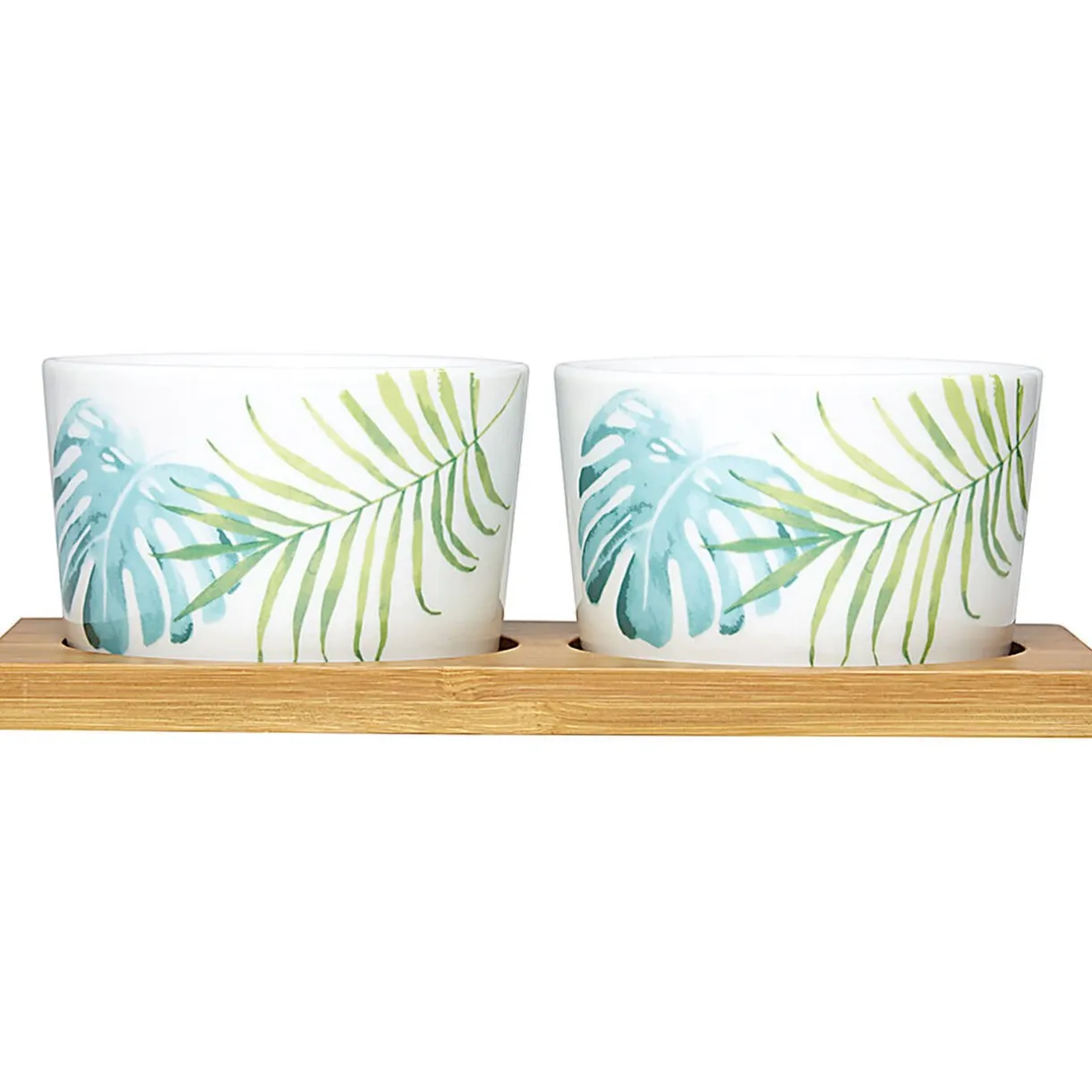 Gifi Plateau + 2 coupelles apéritif motif jungle