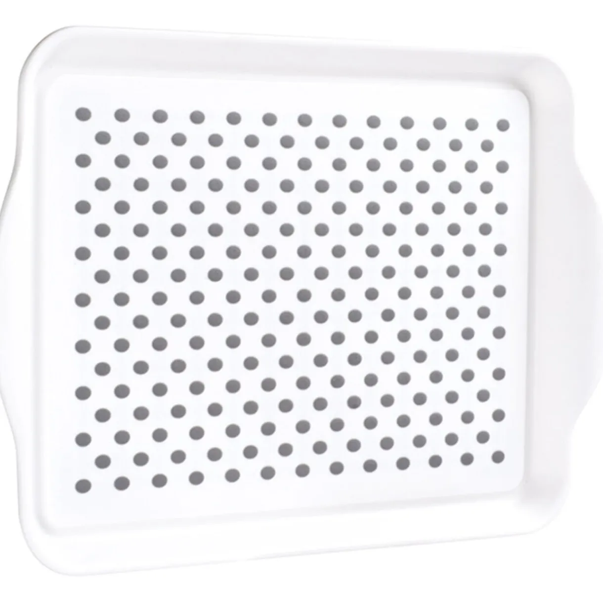 Gifi Plateau antidérapant blanc et gris Clearance