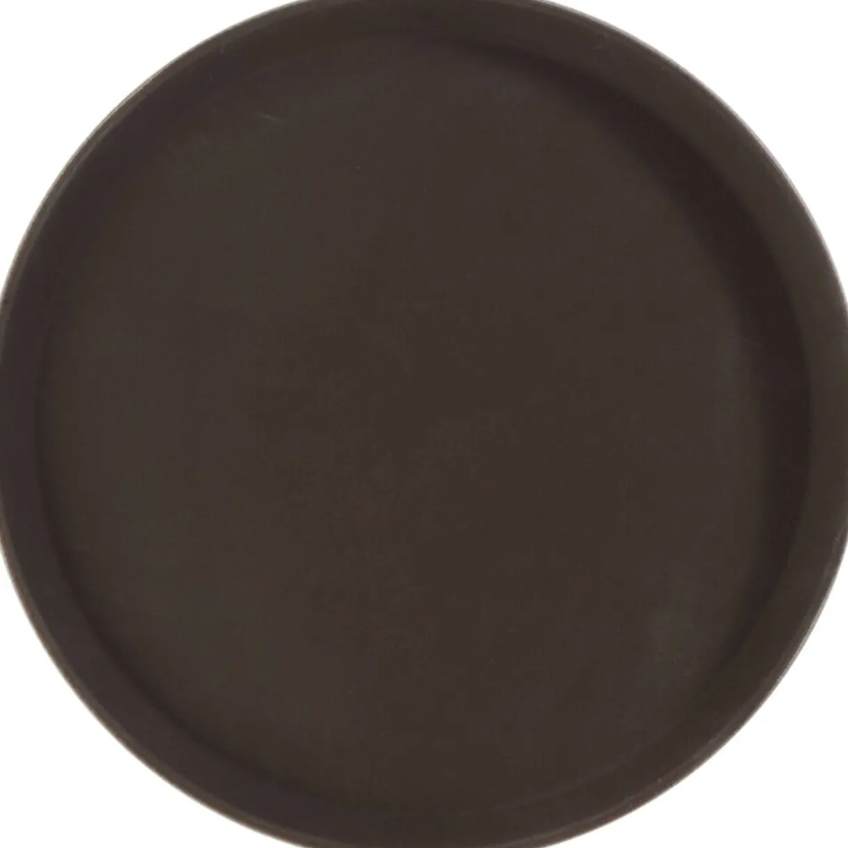 Gifi Plateau antidérapant rond marron New