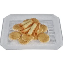Gifi Plateau blanc rectangulaire luxe