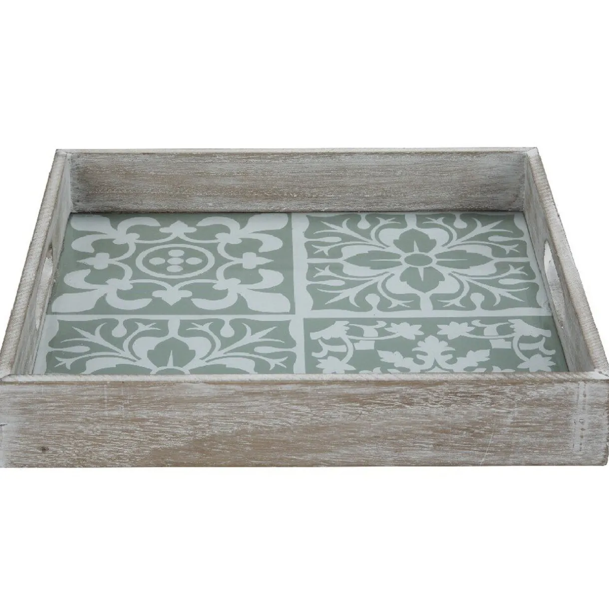 Gifi Plateau bois et carreaux de ciment collection Dolce Vita