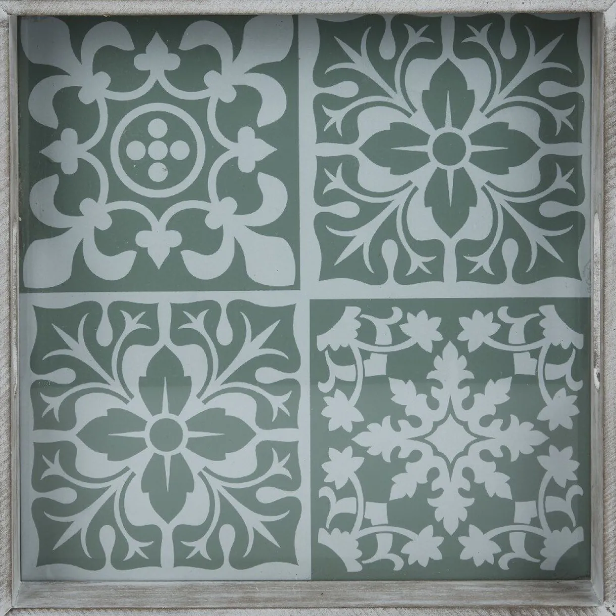 Gifi Plateau bois et carreaux de ciment collection Dolce Vita
