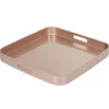 Gifi Plateau carré couleur cuivre