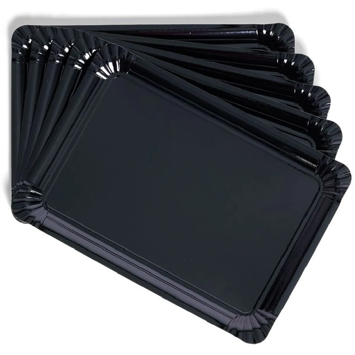 Gifi Plateau carton noir 23x33cm x5 Hot
