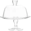 Gifi Plateau de présentation sur pied avec cloche Ø26cm verre transparent