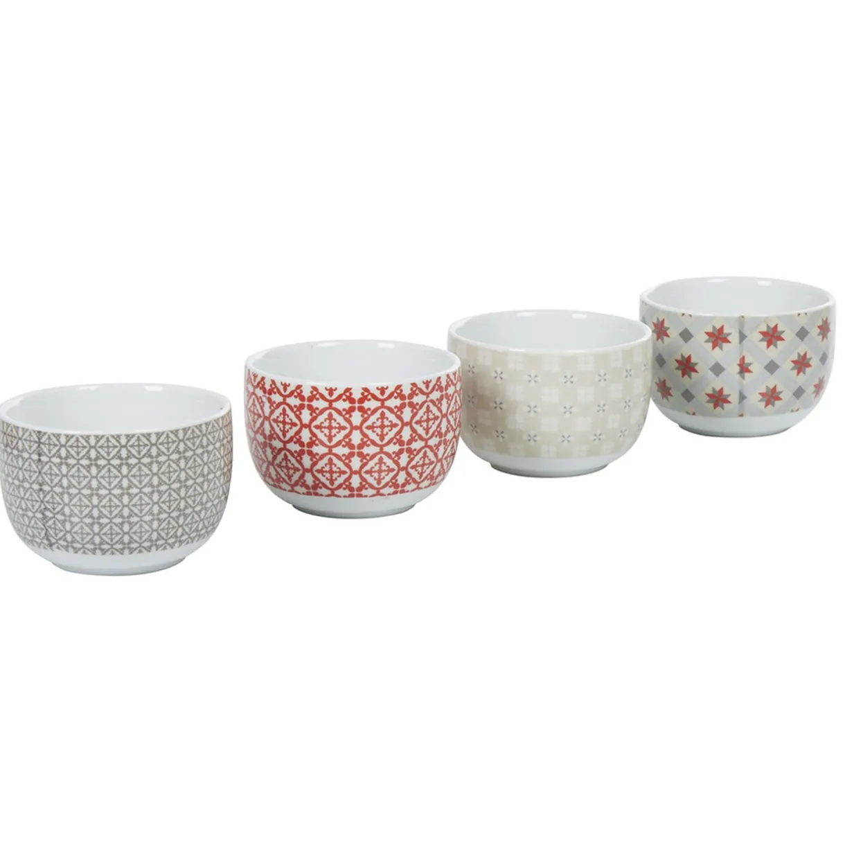 Gifi Plateau de service et bols carreaux de ciment 4 design Outlet