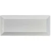 Gifi Plateau de service rectangulaire martelé blanc Hot