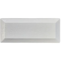 Gifi Plateau de service rectangulaire martelé blanc Hot