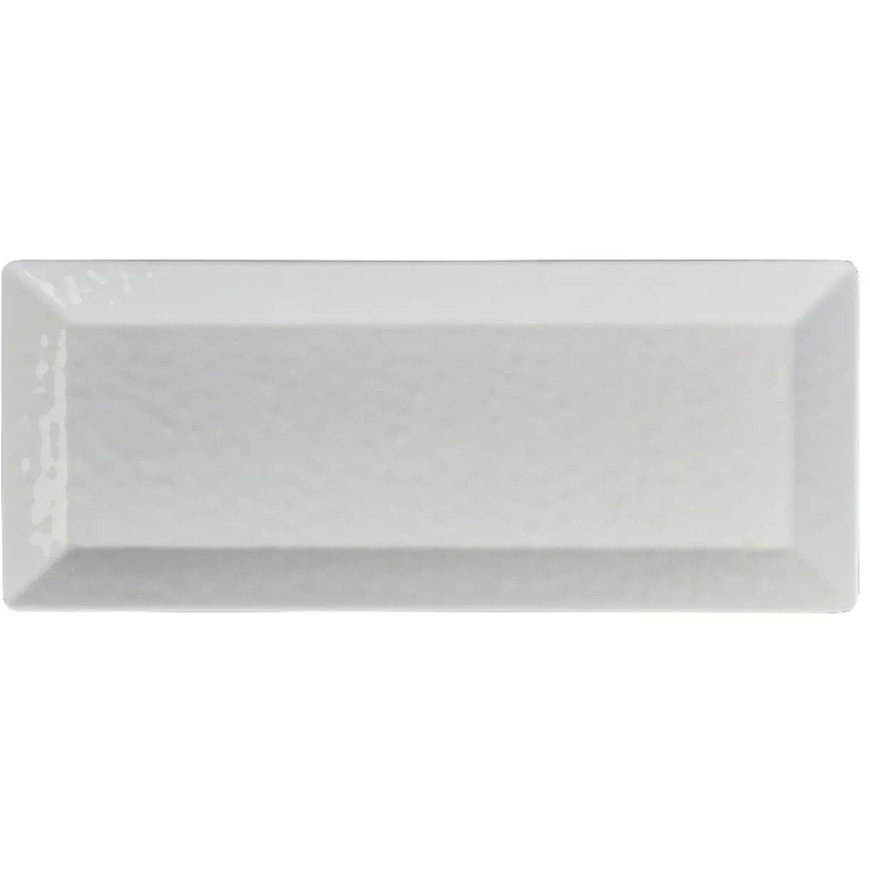 Gifi Plateau de service rectangulaire martelé blanc Hot