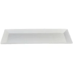 Gifi Plateau de service rectangulaire martelé blanc Hot