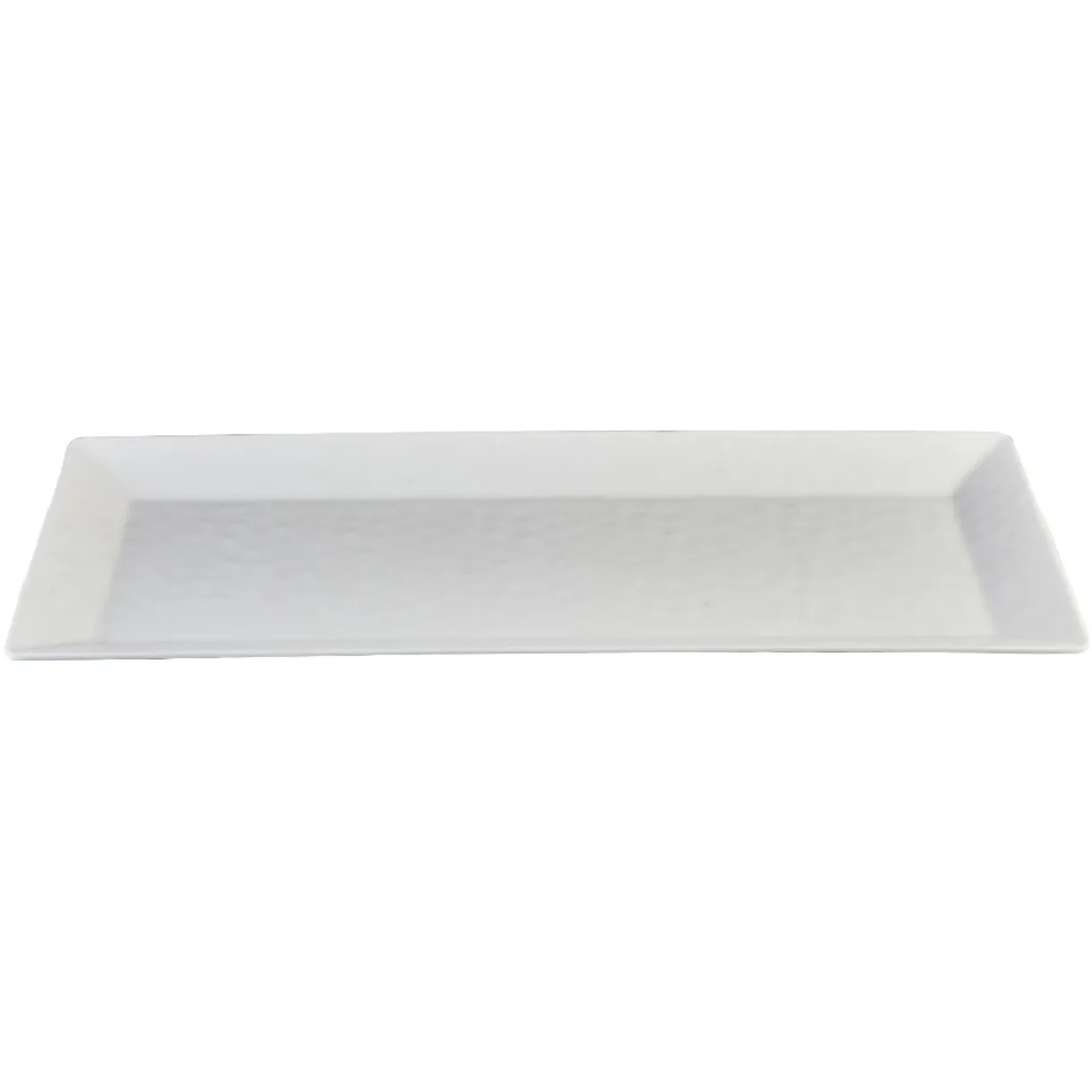 Gifi Plateau de service rectangulaire martelé blanc Hot