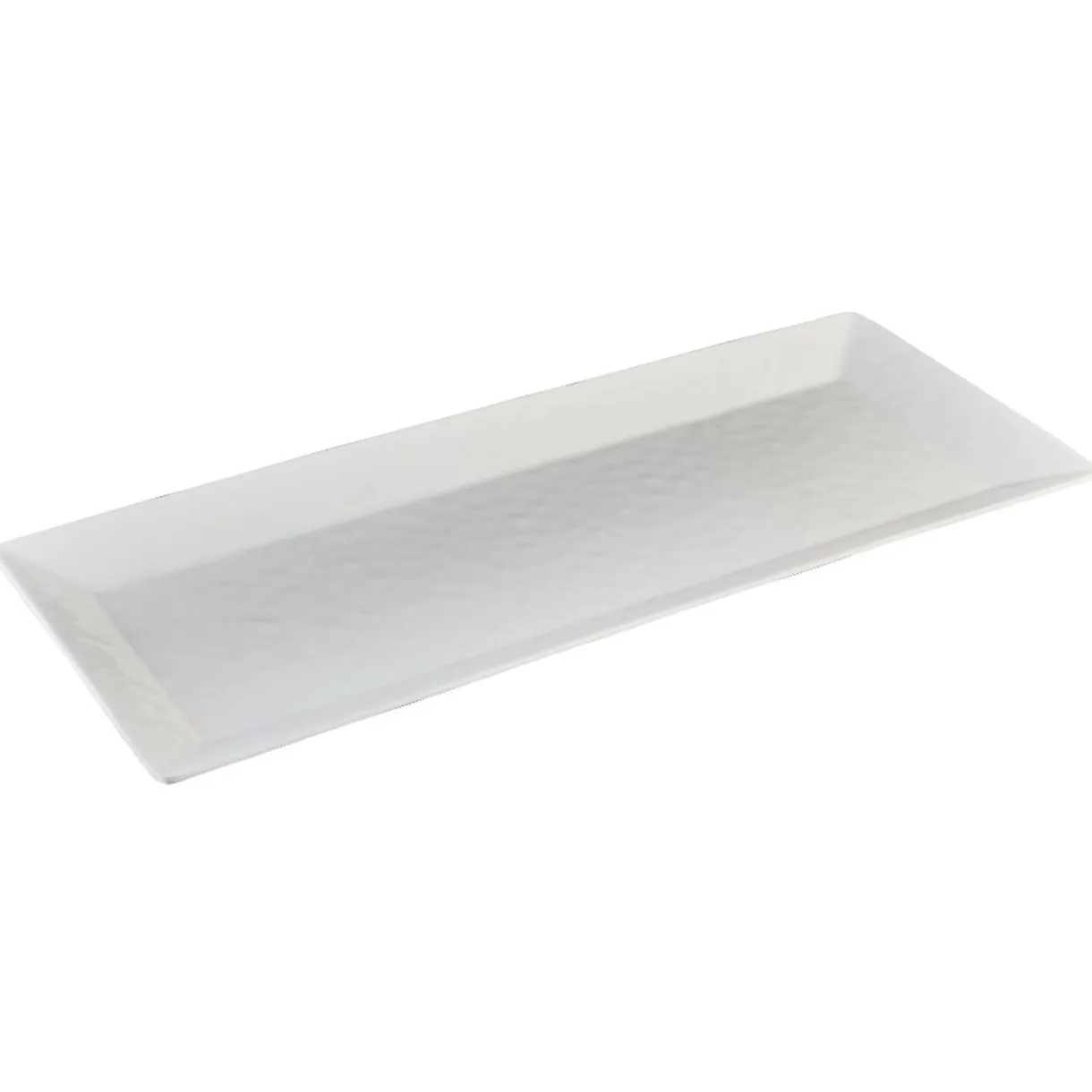 Gifi Plateau de service rectangulaire martelé blanc Hot