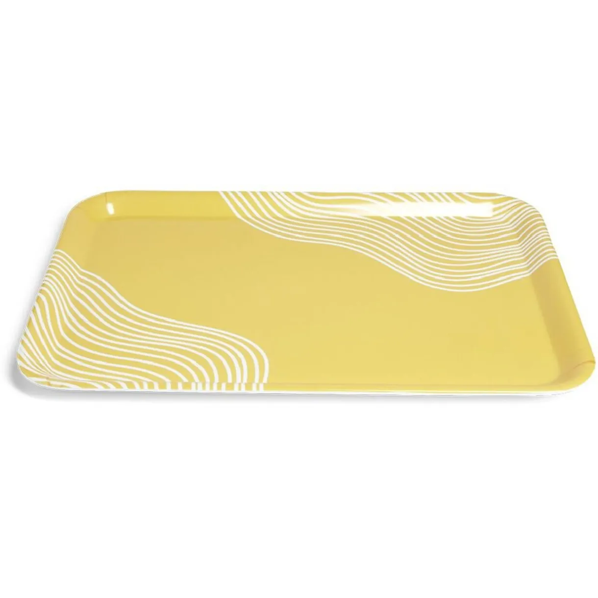 Gifi Plateau mélaminé jaune 45,2x31,4x2cm Outlet