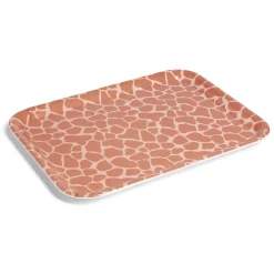 Gifi Plateau mélaminé orange 28,7x21,7x1,5cm Outlet