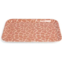 Gifi Plateau mélaminé orange 28,7x21,7x1,5cm Outlet