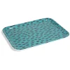 Gifi Plateau mélaminé vert 28,7x21,7x1,5cm Clearance