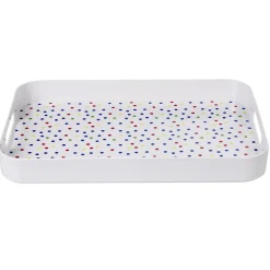 Gifi Plateau mélamine motif pois multicolores Clearance
