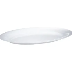Gifi Plateau ovale plastique blanc
