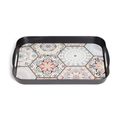 Gifi Plateau polypropylène 28,6x20,7cm - 4 modèles Outlet