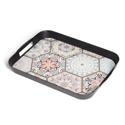 Gifi Plateau polypropylène 28,6x20,7cm - 4 modèles Outlet
