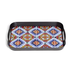 Gifi Plateau polypropylène 28,6x20,7cm - 4 modèles Outlet